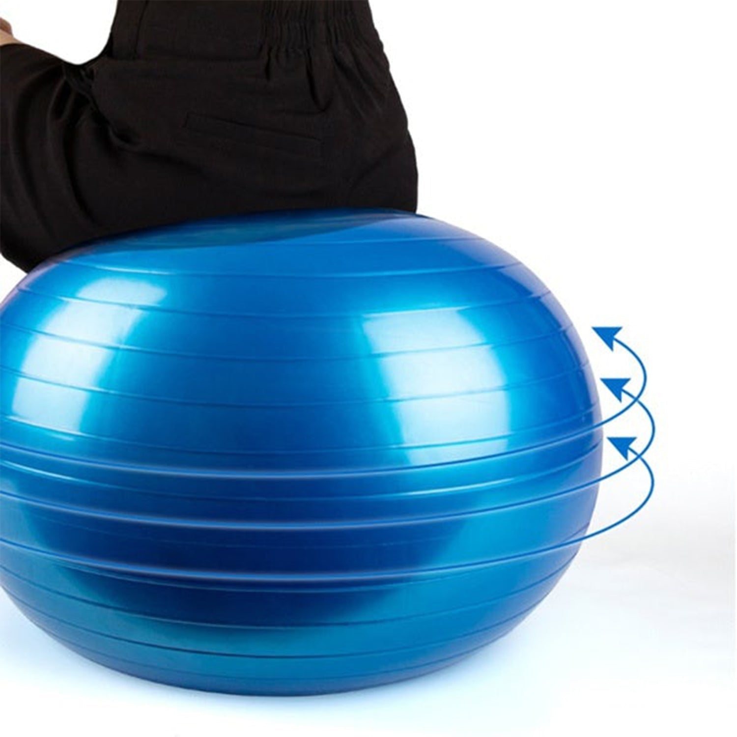Heavy Duty Gym Ball Non-Slip Stability Ball with Foot Pump for Total Body Fitness Heavy Duty Gym Ball Non-Slip Stability Ball with Foot Pump for Total Body Fitness